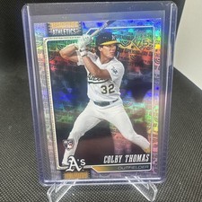 2026 Topps Series 1 Celebration Colby Thomas RC Opening Day Foil #213 Athletics