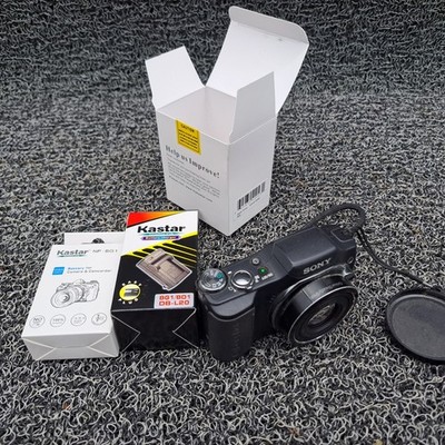 Sony Cyber-shot DSC-H20 10.1MP Digital Camera w New Batteries - Charger no box