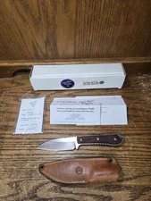 Chris Reeve Nyala S35VN Fixed Blade Knife With Original Leather Sheath