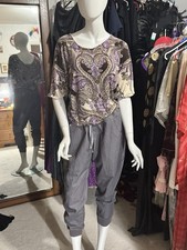 Figs Zamora High Waisted Jogger Scrub Pants For Women Sz L