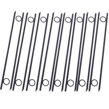 Rebar stake with loop 16pcs Grip Rebar 3/8x 18 Inch Steel Durable Heavy Duty Ten