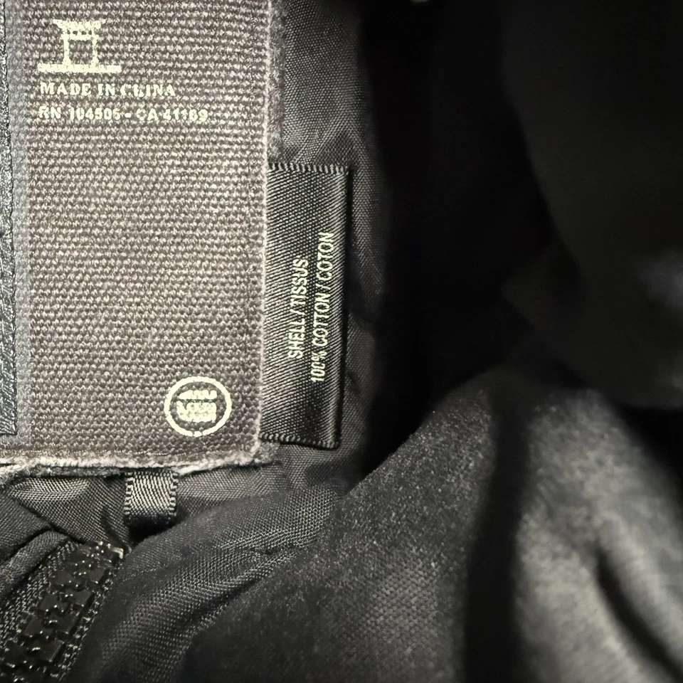 Chaqueta de mezclilla cruda G-Star Originals para mujer XS negra ropa de trabajo francesa utilitaria con capucha Foto 4 de 4