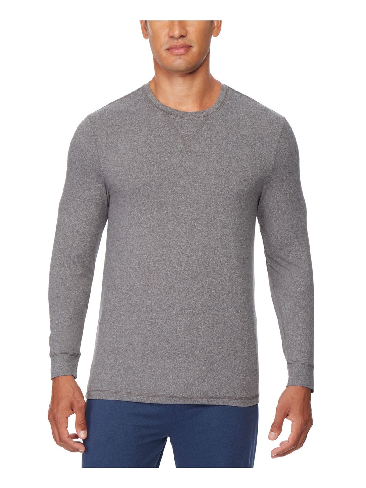 32-ГРАДУСНАЯ ПРОХЛАДА, Серая быстросохнущая рубашка для сна без бирки, Пижамный топ S