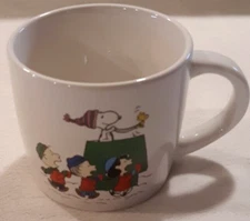 2021 Peanuts Worldwide LLC Charlie Brown and Snoopy Christmas Mug