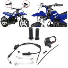 2x Motorrad Gas Choke Kabel Lenker Bremshebel Handgriff Kit für Yamaha PW50 PY50
