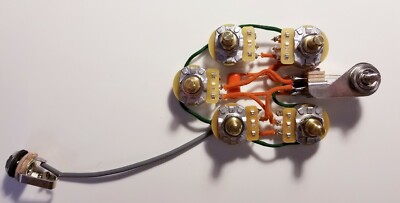 Rickenbacker 330,340,360,620,660, 4005 5-Control Guitar Harness - Mono Output