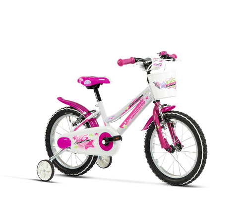 BICI BIMBA 16 LOMBARDO CREMONA 16 COL.WHITE/FUCHSIA | eBay