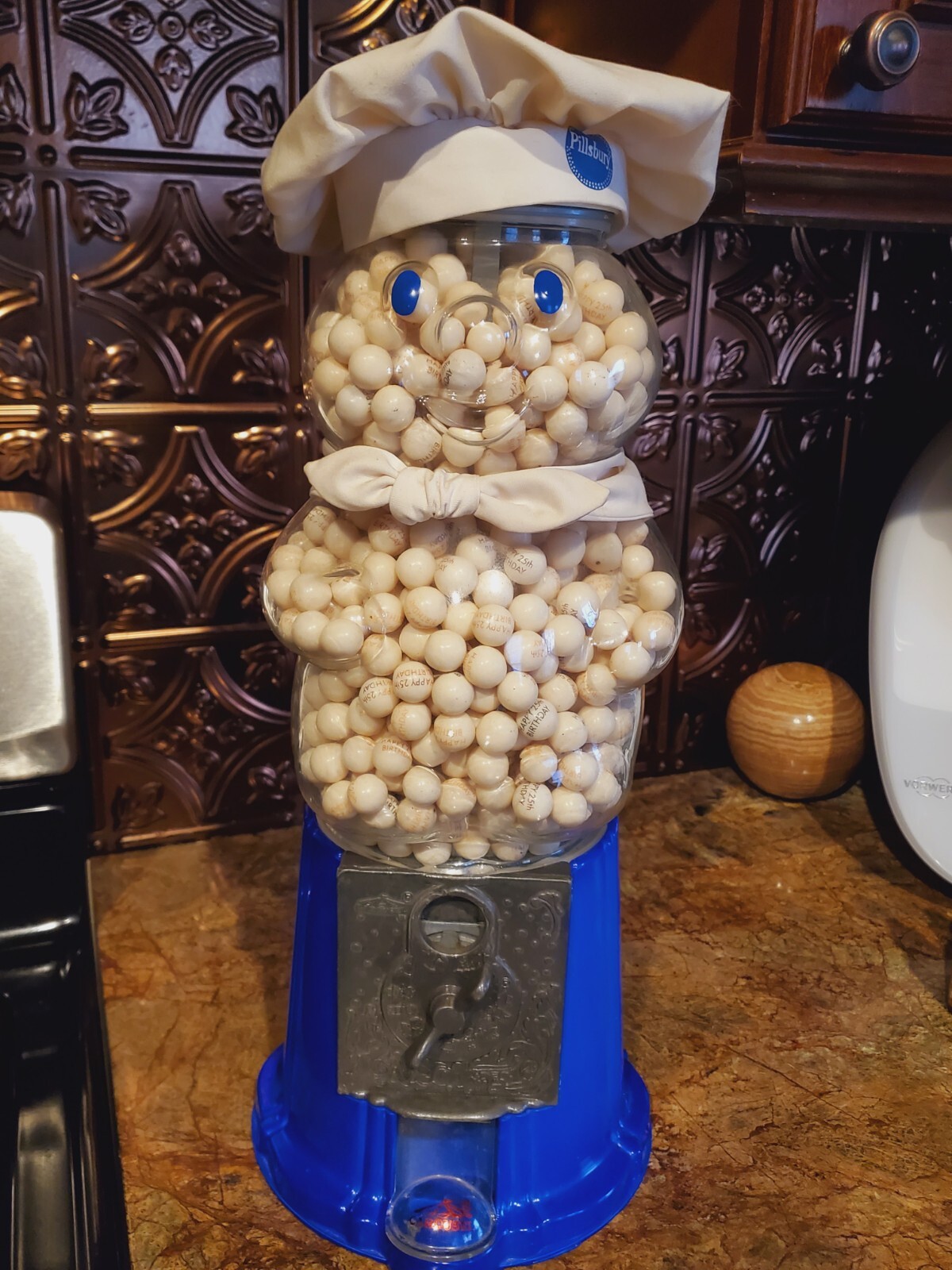 working-vintage-pillsbury-doughboy-carousel-gumball-machine-w-gumballs