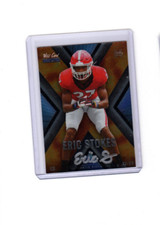 2021 Wild Card Matte Blue Ice X-Plode Orange Eric Stokes Rookie Auto 12/25
