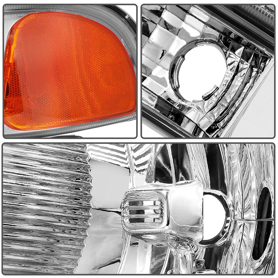 Vizotae - Faros Delanteros Para GMC Sierra 1999-2007, Para Reemplazo De