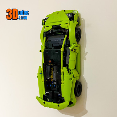 Wandhalterung für LEGO Technic Lamborghini Huracan Tecnica (Set 42161)