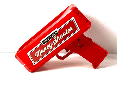 Vintage Money Shooter, Make It Rain Machine, Red
