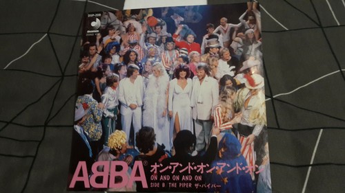 ABBA, 7" vinyl, On and on and on, Japan, rare, 1980, near MINT