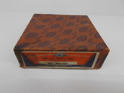 Vintage Motor Standard Products One Lock Switch Cable ESC-10S EMPTY BOX ONLY