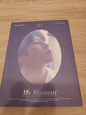 Ha Sung Woon WANNA ONE 1st Mini Album [My Moment] Daily Ver. CD+Book+B.Mark