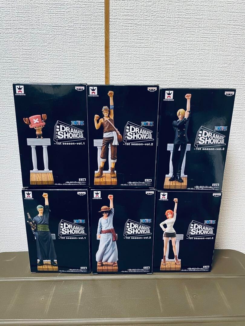 DK公式 ワンピース DRAMATIC SHOWCASE 1st Season~ One Piece DRAMATIC SHOWCASE 1st season vol.1 figures All 6