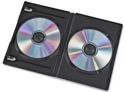11 NEW Standard Black Double DVD Cases (100% New Material) - ULINE Brand 10