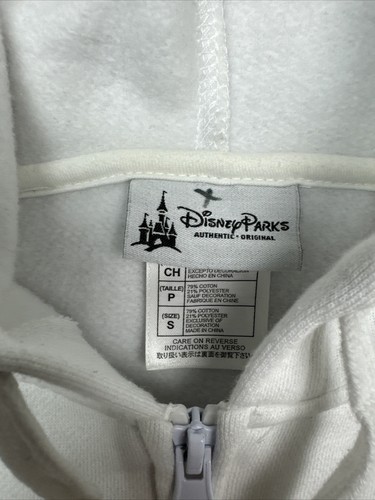 Walt Disney World Gold Castle Embroidered Zip Up Hoodie Small Youth - Picture 3 of 24