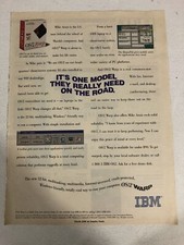 1994 OS-2 Warp IBM Computers Vintage Print Ad Advertisement pa14