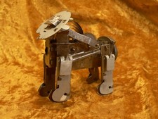 BÜHLER, NÜRNBERG, Aufziehwerk für ein laufendes Tier, Blech - Uhrwerk + Mechanik