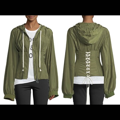 NWT $2200 Fenty Puma By Rihanna Wind Breaker Corset Jacket L