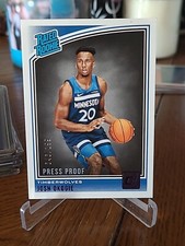 2018 Panini Donruss Rated Rookies Press Proof Purple /199 Josh Okogie Rookie RC