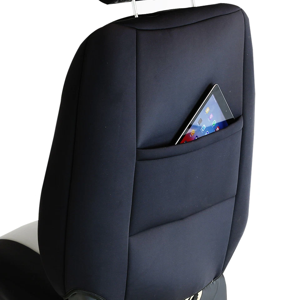 Fundas de asiento de auto ultraflexibles de neopreno aptas para auto camioneta SUV - Asientos delanteros Foto 4 de 4