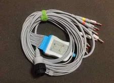 Cardioline delta 1 plus ECG cable 10Leads round 16pins Banana4.0 Compatible