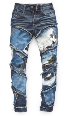 NWT G-Star Raw Jaden Smith Spiraq Patches Slim Fit Jeans Medium