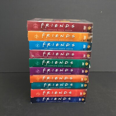 Friends Complete Series 1 10 Dvd Set Seasons 1 2 3 4 5 6 7 8 9 10 Lot Authentic Ebay