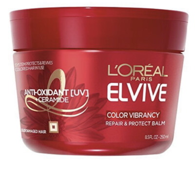 2x NEW L'OREAL ELVIVE COLOR VIBRANCY REPAIR AND PROTECT BALM 8.5OZ EACH