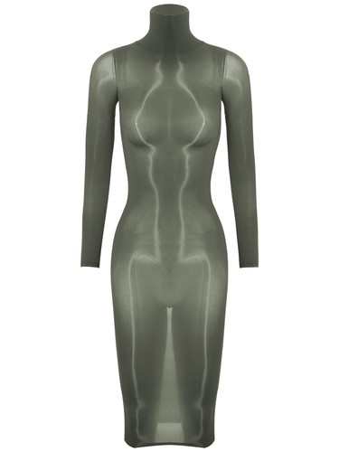 Para mujeres Sexy Lencería Transparente Vestido Corto Transparente Elastizado ceñido al cuerpo Vestido de noche - Imagen 25 de 177