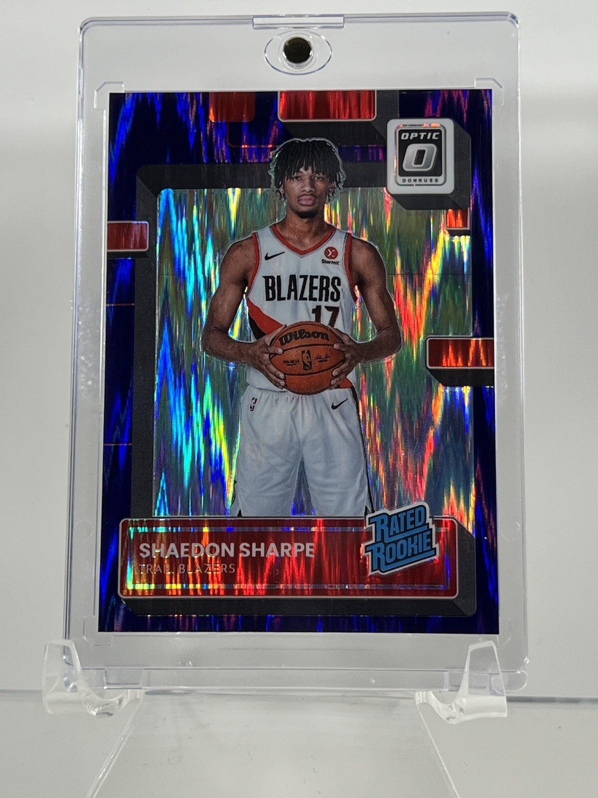 2022-23 Donruss Optic Purple Shock SHAEDON SHARPE RC #249
