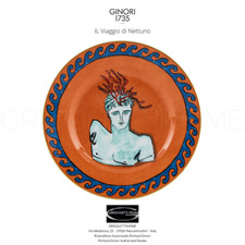 Richard Ginori - Il Viaggio di Nettuno Piatto Dessert/Frutta cm 22 Rock Orange