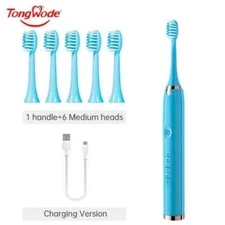 Rechargeable Electric Toothbrush For Adults – Pressure Sensor, 5 Modes
