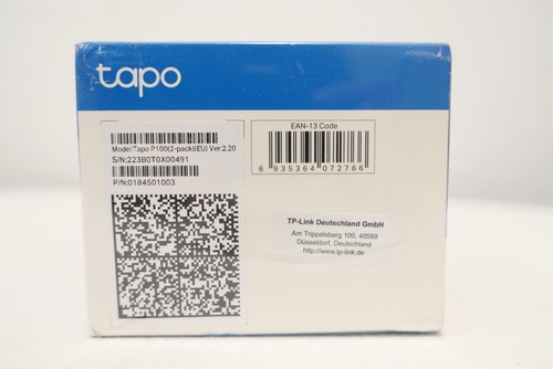 TP-LINK Tapo P100 V1 Smart-Stecker 2er Pack Tapo P100 2-pack Neu Rechnung MwSt - Bild 2 von 3