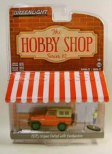 1975 '75 NISSAN PATROL W/ BACKPACKER CHASE CAR THE HOBBY SHOP GREENLIGHT 2022