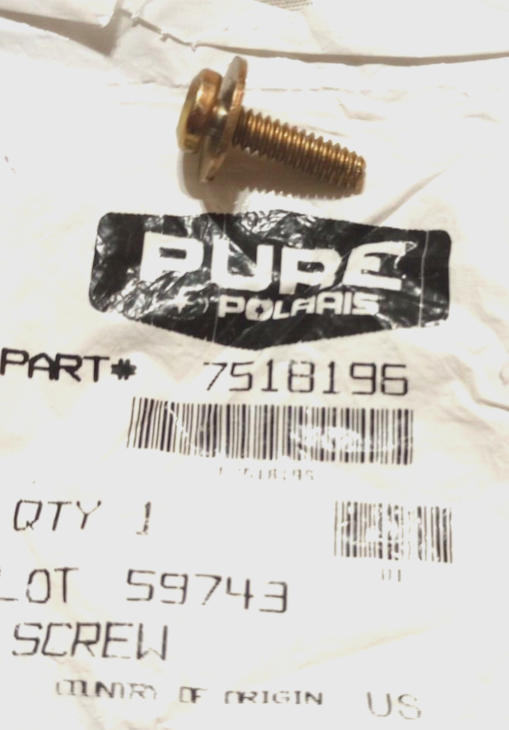 k  Polaris Screw NOS 7518196 (L-10,246) | eBay