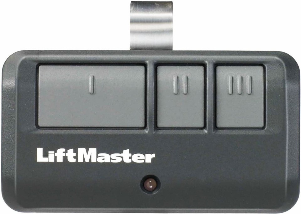 LiftMaster 893MAX 3-Button Visor Remote Control Garage Door Opener – 315MHz – Compatible With Chamberlain