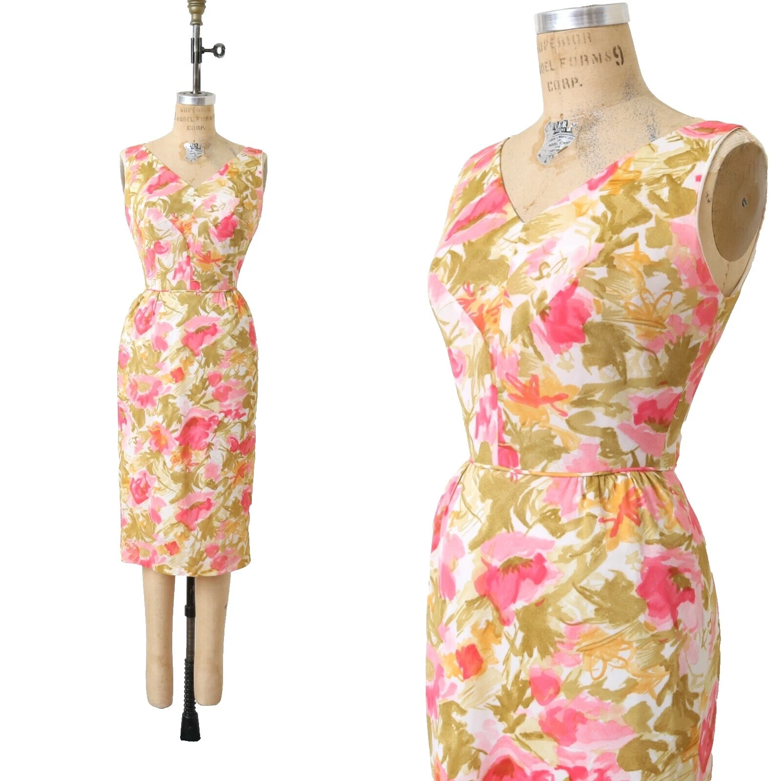 Wiggle/Pencil Tailored 1960s Vintage Dresses for Women