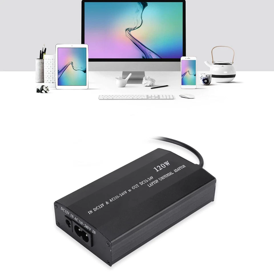 Notebook-Netzteil Universal-Laptop-Ladegerät Charger Car Power Supply Adapter DE - Bild 4 von 4