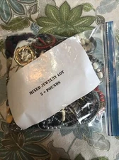 5+ pounds Gallon Bag Mixed jewelry wearable lot over 60 pc