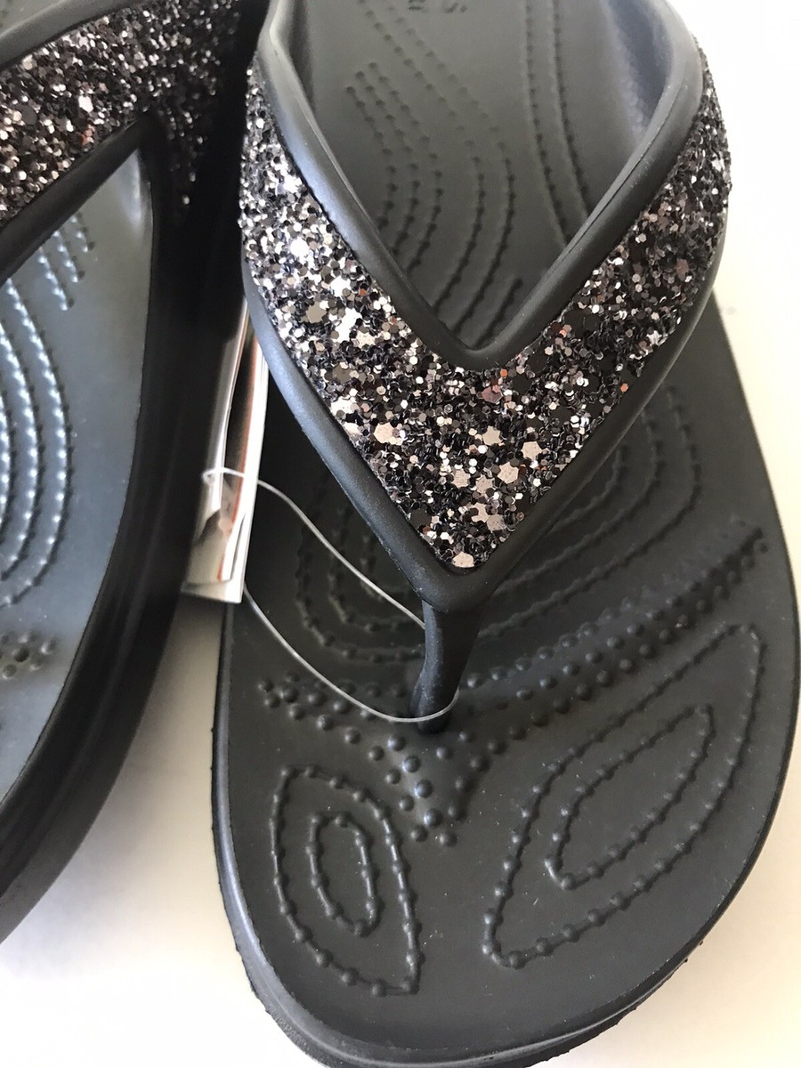 crocs sloane glitter グリッターサンダル 41