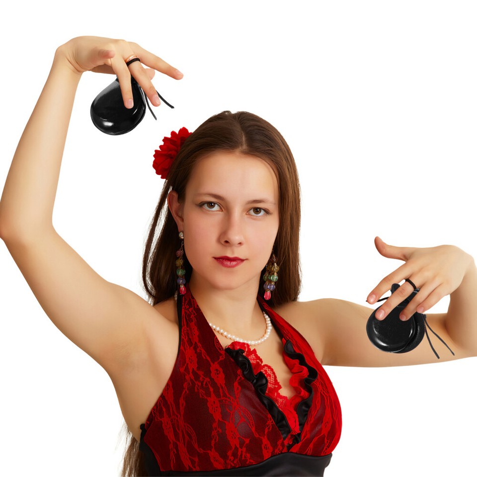 1 Pair Wooden Spanish Percussion Instruments Finger eBay