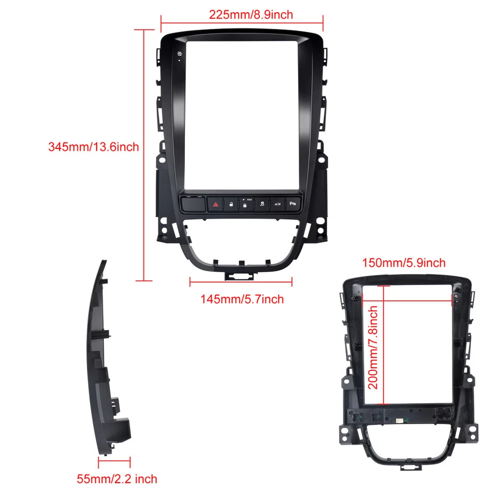 9.7" 32GB Android 15 Carplay Autoradio Navi GPS WiFi für Opel Astra J ECO Modell - Bild 4 von 4