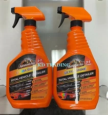(2-Pk) ARMOR ALL ULTRA SHINE TOTAL VEHICLE DETAILER Leather Plastic Wheels Paint