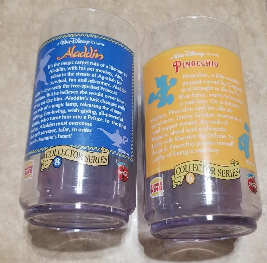 バーガーキングのコレクション Disney x Burger King Collectors