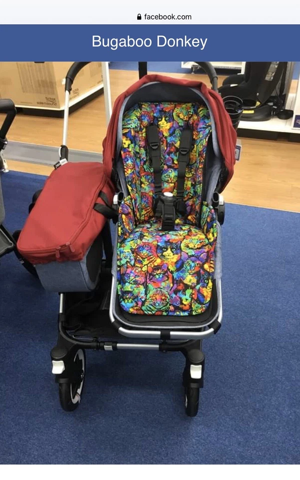 Timeless Treasures Brite Cats Multi Fabric Half Yard 45cm x 110cm Cotton 100% - image 2 of 2