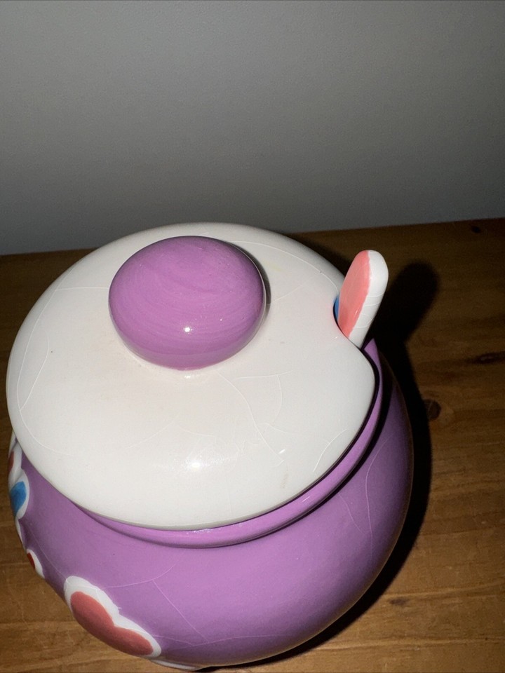 Jelly Bean Candy Dish With Spoon By Xiehong Ceramics eBay