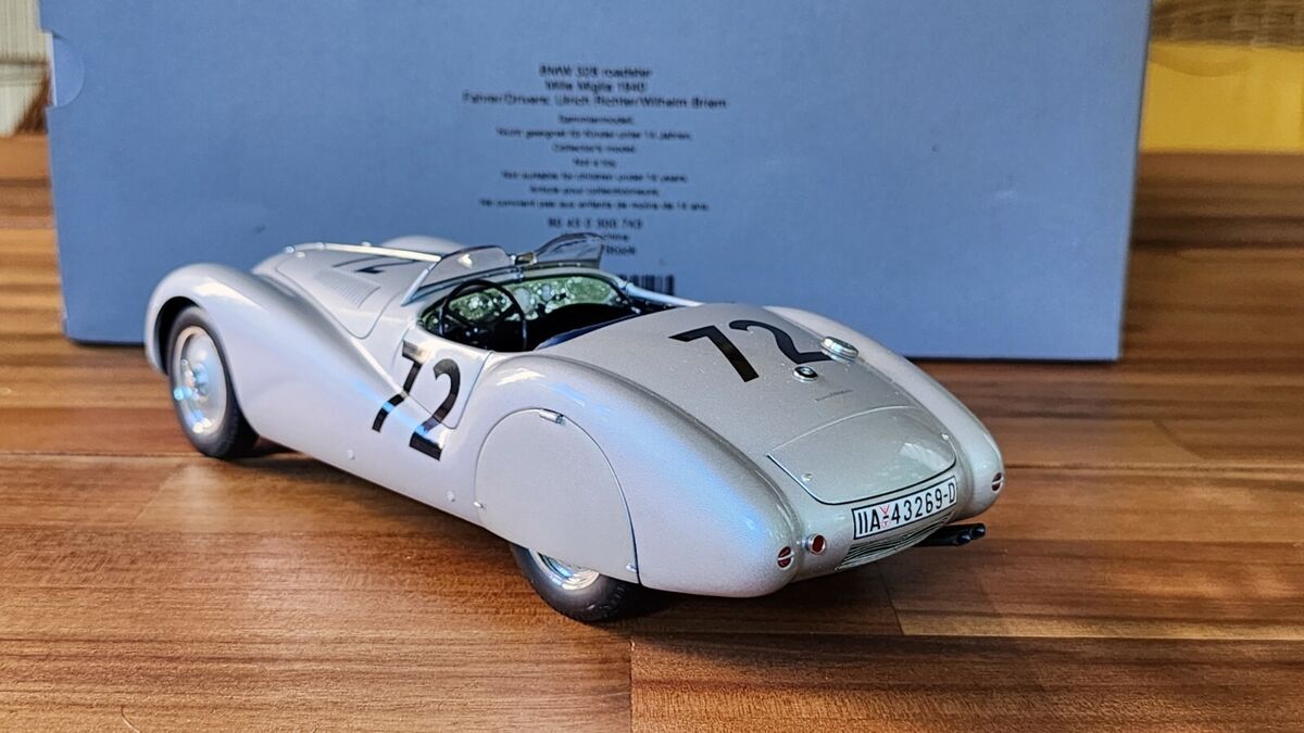 BMW 328 Roadster, Mille Miglia 1940, #72 Richter/Briem, 1/18 BMW 328 Roadster, Mille Miglia 1940, #72 Richter/Briem, 1/18